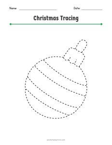Christmas Shape Tracing - 9