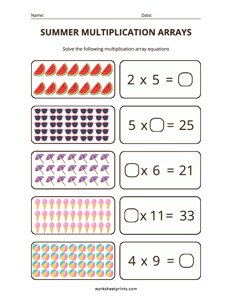 Multiplication with Arrays - #5