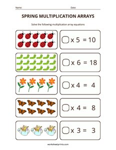 Multiplication with Arrays - #6