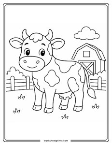 Farm Animals Coloring Pages