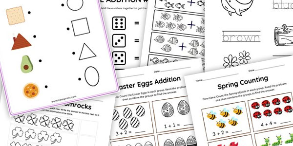 kindergarten worksheets