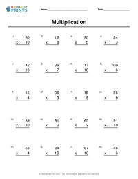 math multiplication worksheet generator